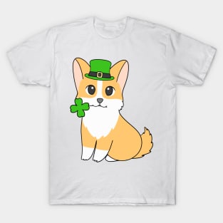 St Patrick Corgi T-Shirt